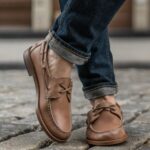 Biscuit Jeudi Mocassin Cousu Main – Image 6