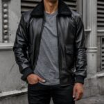 Blouson D'aviateur Noir Sunday