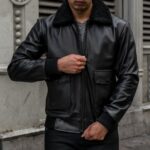 Blouson D'aviateur Noir Sunday – Image 3
