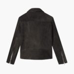 Blouson Moto Dark Olive Suede Saturday – Image 7