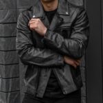 Blouson Moto Tuesday Noir Effet Vieilli – Image 3