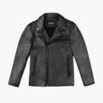 Blouson Moto Tuesday Noir Effet Vieilli – Image 5