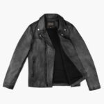 Blouson Moto Tuesday Noir Effet Vieilli – Image 6
