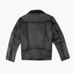 Blouson Moto Tuesday Noir Effet Vieilli – Image 7