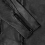 Blouson Moto Tuesday Noir Effet Vieilli – Image 8