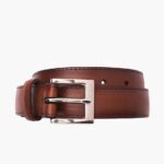 Brandy Mercredi Ceinture En Cuir Classique Pour Hommes – Image 2