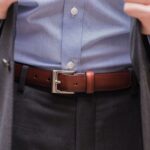 Brandy Mercredi Ceinture En Cuir Classique Pour Hommes – Image 4