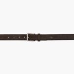 Ceinture En Cuir Classique Pour Femme En Daim Olive Foncé Mardi – Image 3