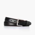 Ceinture En Cuir Classique Pour Femme Lundi Noir – Image 2