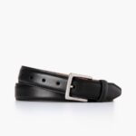 Ceinture En Cuir Classique Pour Femme Lundi Noir