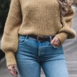 Ceinture En Cuir Classique Pour Femme Mercredi Marron – Image 5