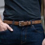 Ceinture En Cuir Classique Pour Hommes Cuivré Brûlé Samedi – Image 5