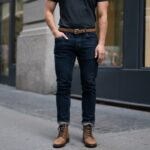 Ceinture En Cuir Classique Pour Hommes Cuivré Brûlé Samedi – Image 6