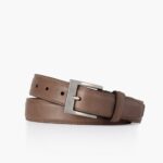 Ceinture En Cuir Classique Pour Hommes De Noyer Mercredi – Image 2
