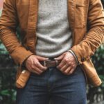 Ceinture En Cuir Classique Pour Hommes De Noyer Mercredi – Image 6