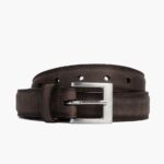 Ceinture En Cuir Classique Pour Hommes De Tabac Lundi – Image 2