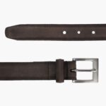 Ceinture En Cuir Classique Pour Hommes De Tabac Lundi – Image 3