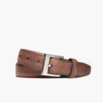 Ceinture En Cuir Classique Pour Hommes En Terre Cuite Dimanche