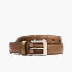 Ceinture En Cuir Classique Pour Hommes Lundi Naturel Chromexcel