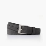 Ceinture En Cuir Classique Pour Hommes Shadow Grey Friday – Image 2