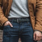 Ceinture En Cuir Classique Pour Hommes Shadow Grey Friday – Image 5