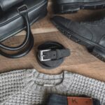 Ceinture En Cuir Classique Pour Hommes Shadow Grey Friday – Image 7