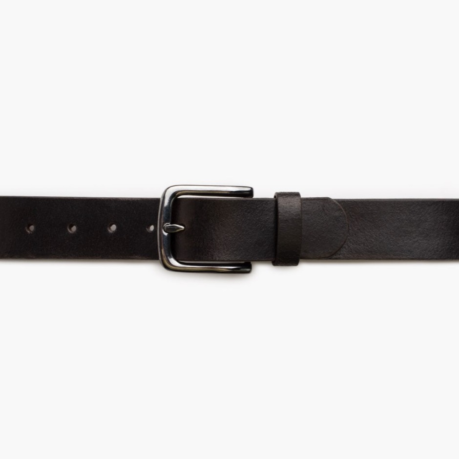 Ceinture En Cuir Héritage Pour Homme Lundi Cacao – Image 3
