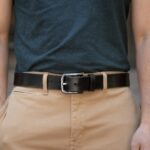Ceinture En Cuir Héritage Pour Homme Lundi Cacao – Image 5
