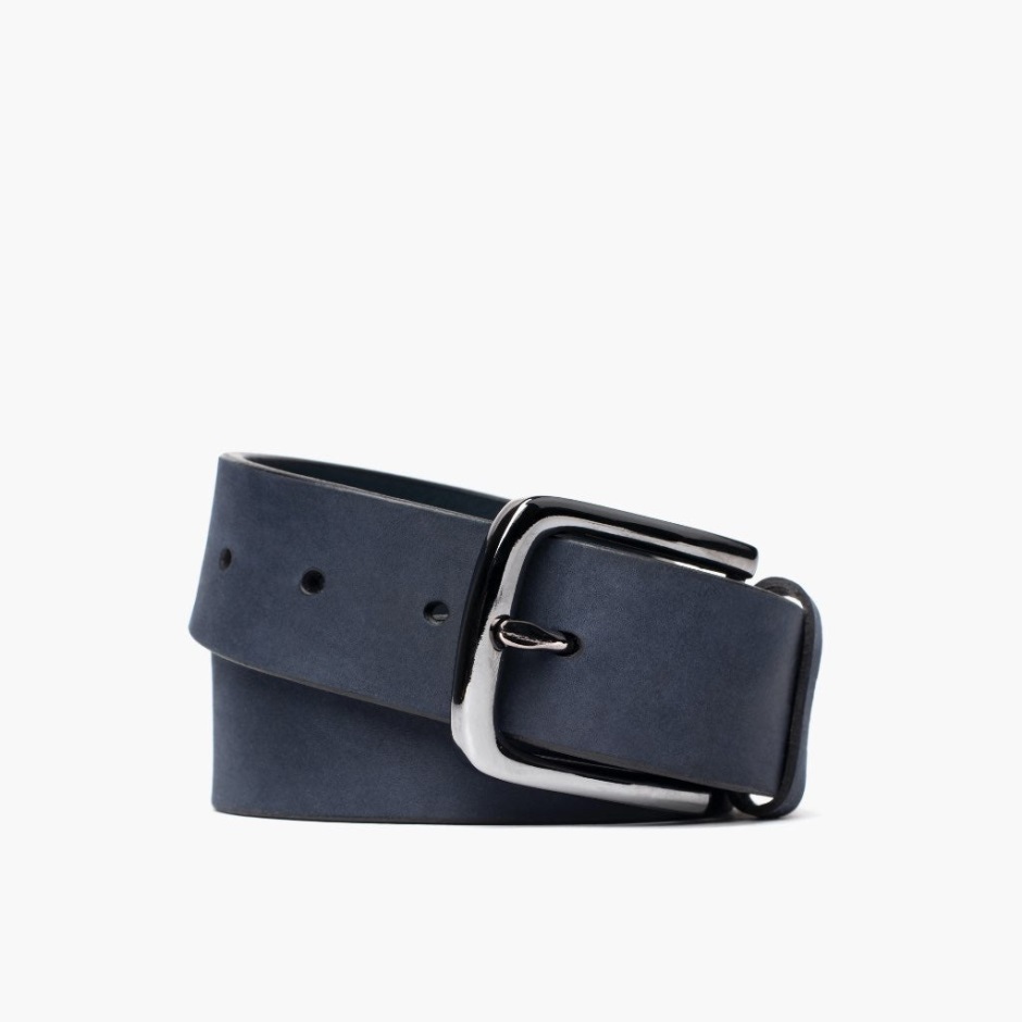 Ceinture En Cuir Héritage Pour Homme Marino Mat Jeudi – Image 2
