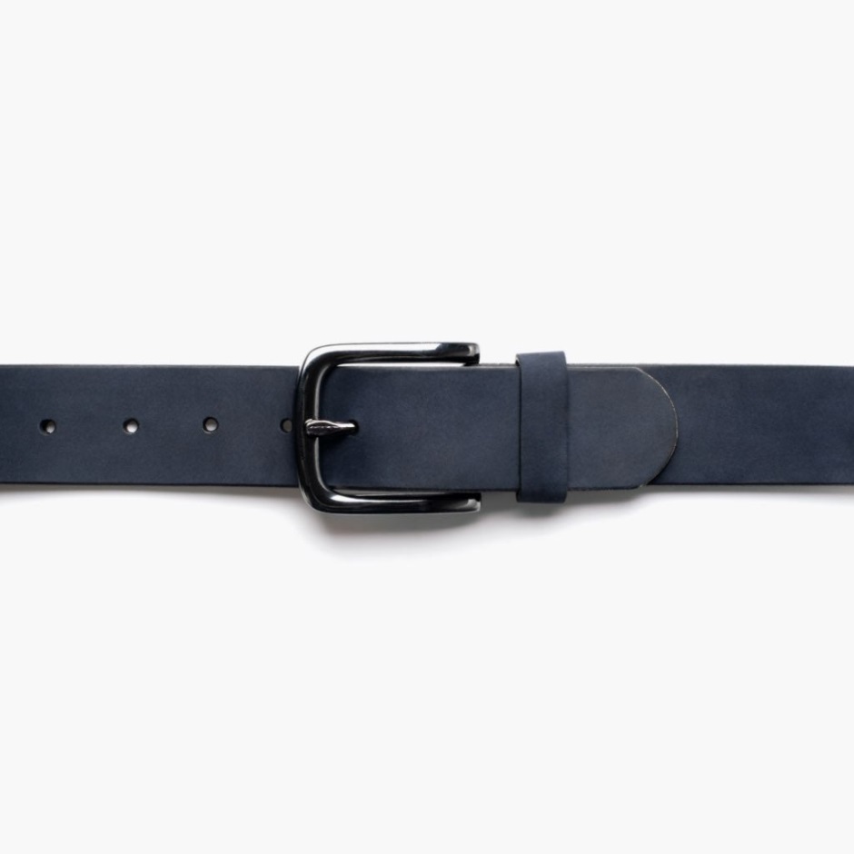Ceinture En Cuir Héritage Pour Homme Marino Mat Jeudi – Image 3