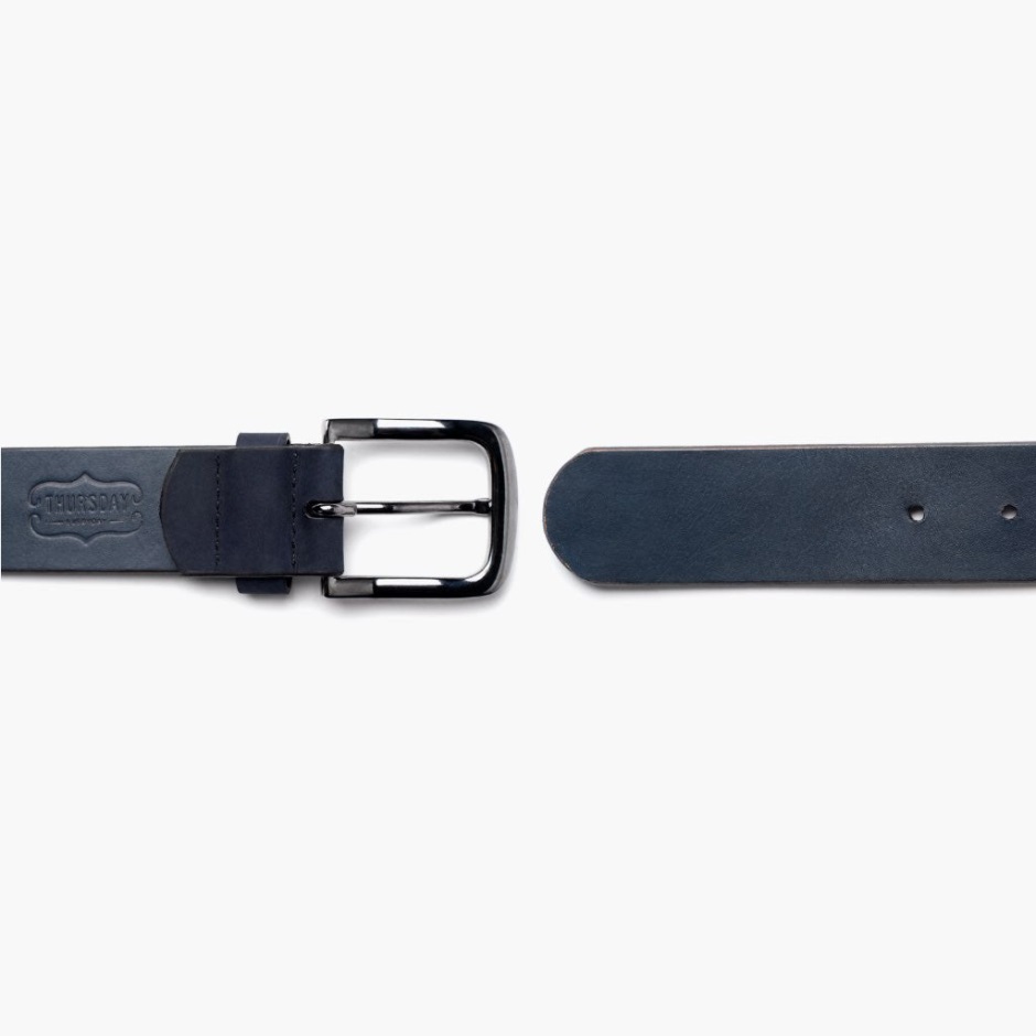 Ceinture En Cuir Héritage Pour Homme Marino Mat Jeudi – Image 4