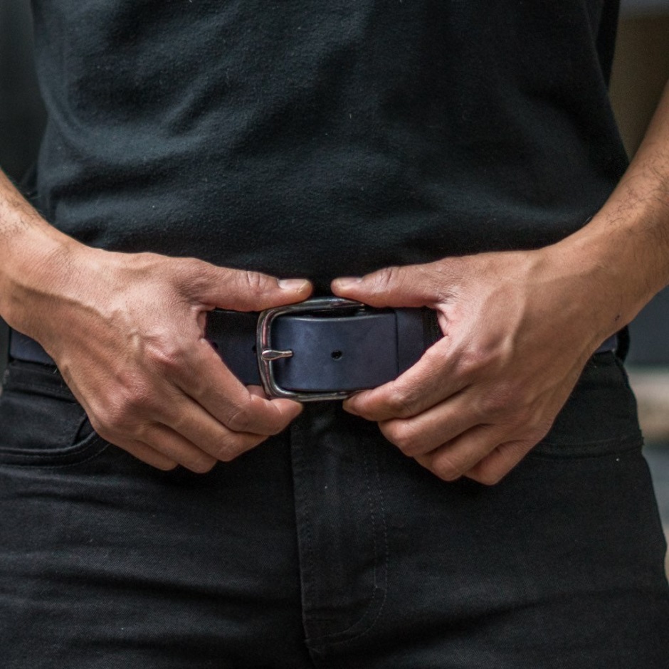 Ceinture En Cuir Héritage Pour Homme Marino Mat Jeudi – Image 5