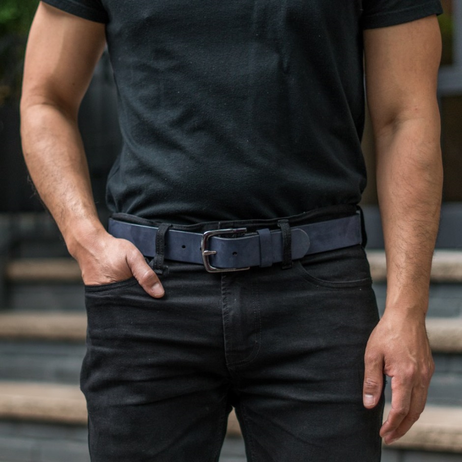 Ceinture En Cuir Héritage Pour Homme Marino Mat Jeudi – Image 6