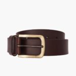 Ceinture En Cuir Marron Héritage Pour Homme Wednesday