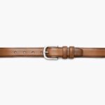 Ceinture En Cuir Raffiné Pour Hommes Du Dimanche Caramel – Image 3