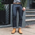 Ceinture En Cuir Raffiné Pour Hommes En Daim Cognac Samedi – Image 7