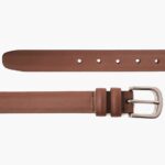 Ceinture En Cuir Raffiné Pour Hommes Jeudi Châtaignier – Image 3