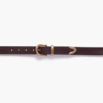 Ceinture Western En Cuir Pour Femme Marron Jeudi – Image 3