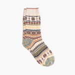 Chaussette Norvégienne Sodello Crème Pour Femme Samedi