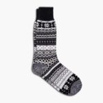 Chaussette Norvégienne Sodello Noire Pour Homme Mercredi – Image 2