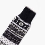 Chaussette Norvégienne Sodello Noire Pour Homme Mercredi – Image 3