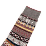 Chaussettes Norvégiennes Sodello Gris Chiné Samedi Pour Hommes – Image 3