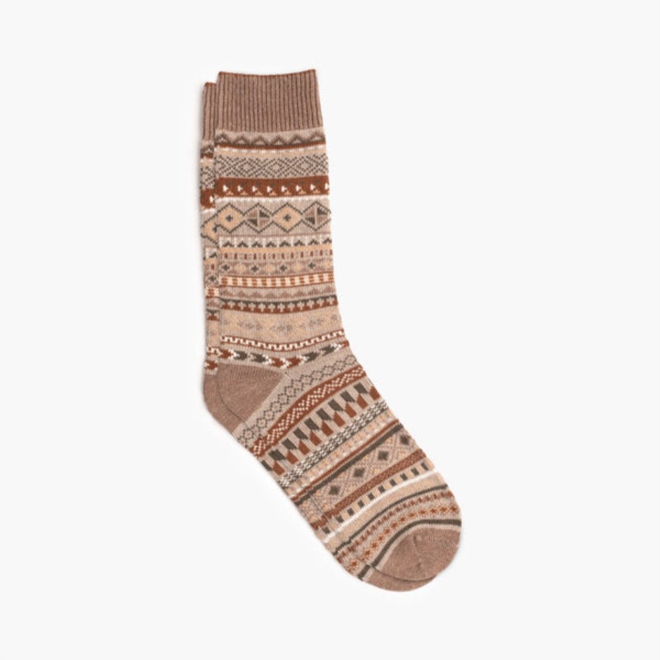 chaussettes_sodello_geo_monday_taupe_pour_homme.jpg Chaussettes Sodello Geo Monday Taupe Pour Homme – Image 1