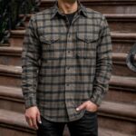 Chemise Alaskan Guide Plaid Monday Vert Loutre-noir – Image 4