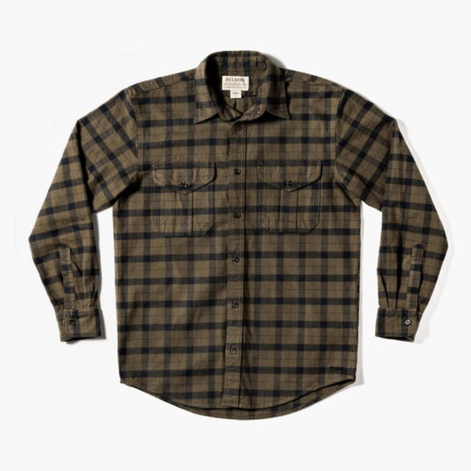 chemise_alaskan_guide_plaid_monday_vert_loutre_noir.jpg Chemise Alaskan Guide Plaid Monday Vert Loutre-noir – Image 1