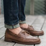 Hickory Mocassins Cousus à La Main Mercredi – Image 6