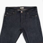 Indigo (slim Tapered) Jean Slim Fuselé à Lisière Du Samedi – Image 4