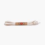Jeudi Lacets Plats En Coton Ciré Crème