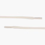 Jeudi Lacets Plats En Coton Ciré Crème – Image 3