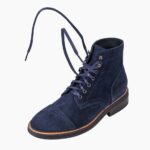 Lacets Plats En Coton Ciré Blue Monday – Image 3